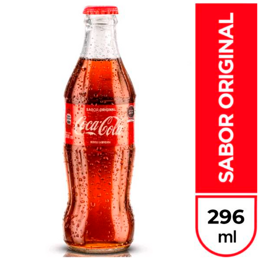 COCA COLA DE VIDRIO 296ML