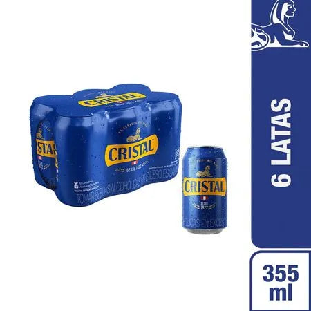 CERVEZA CRISTAL LATA 355ML