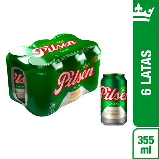 CERVEZA PILSEN CALLAO LATA 355ML